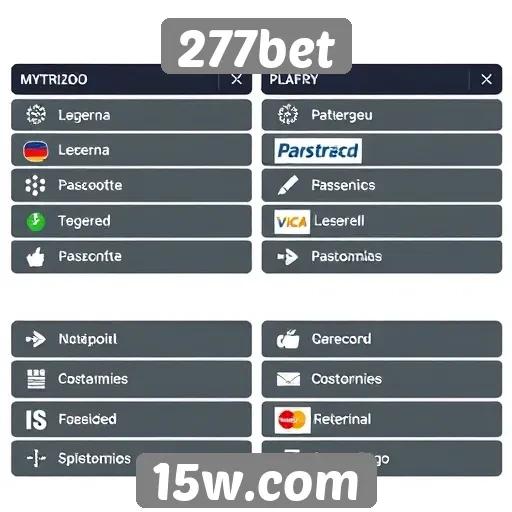 Métodos de pagamento disponíveis na 277bet