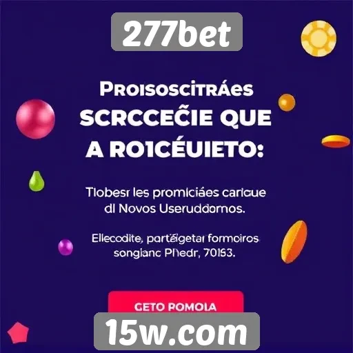 Promoções disponíveis para novos usuários no 277bet